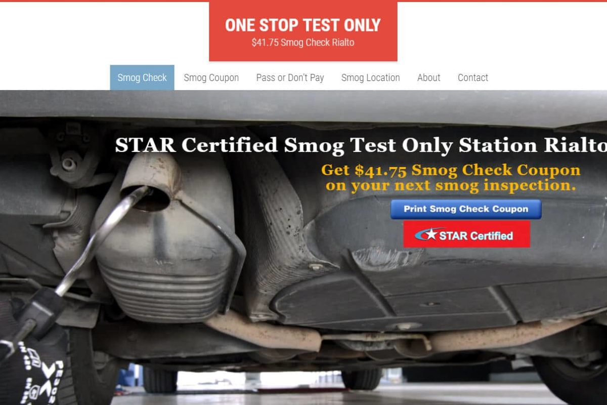 One Step Test Only Website